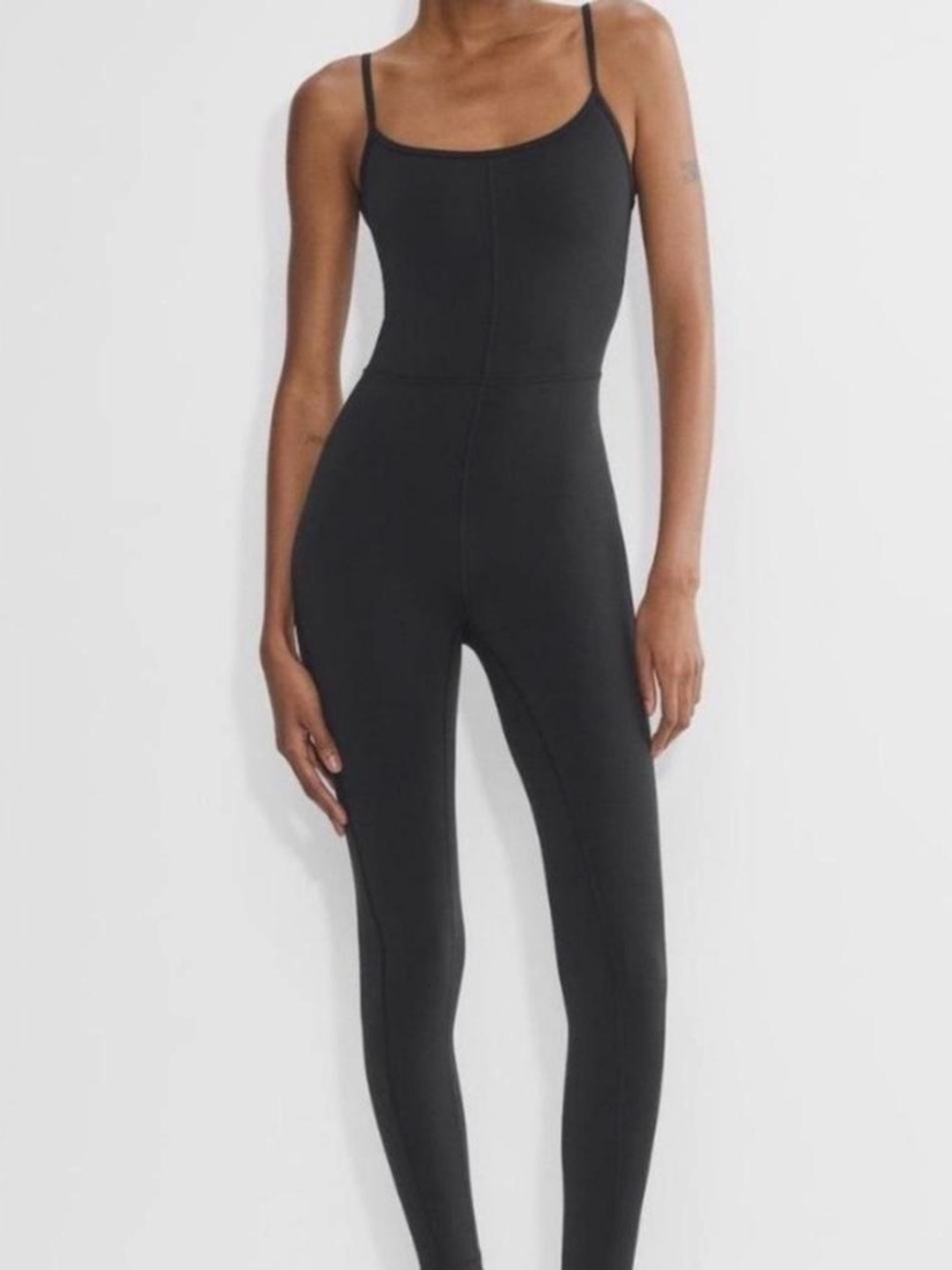 Aritzia Wilfred Free Divinity Black Jumpsuit